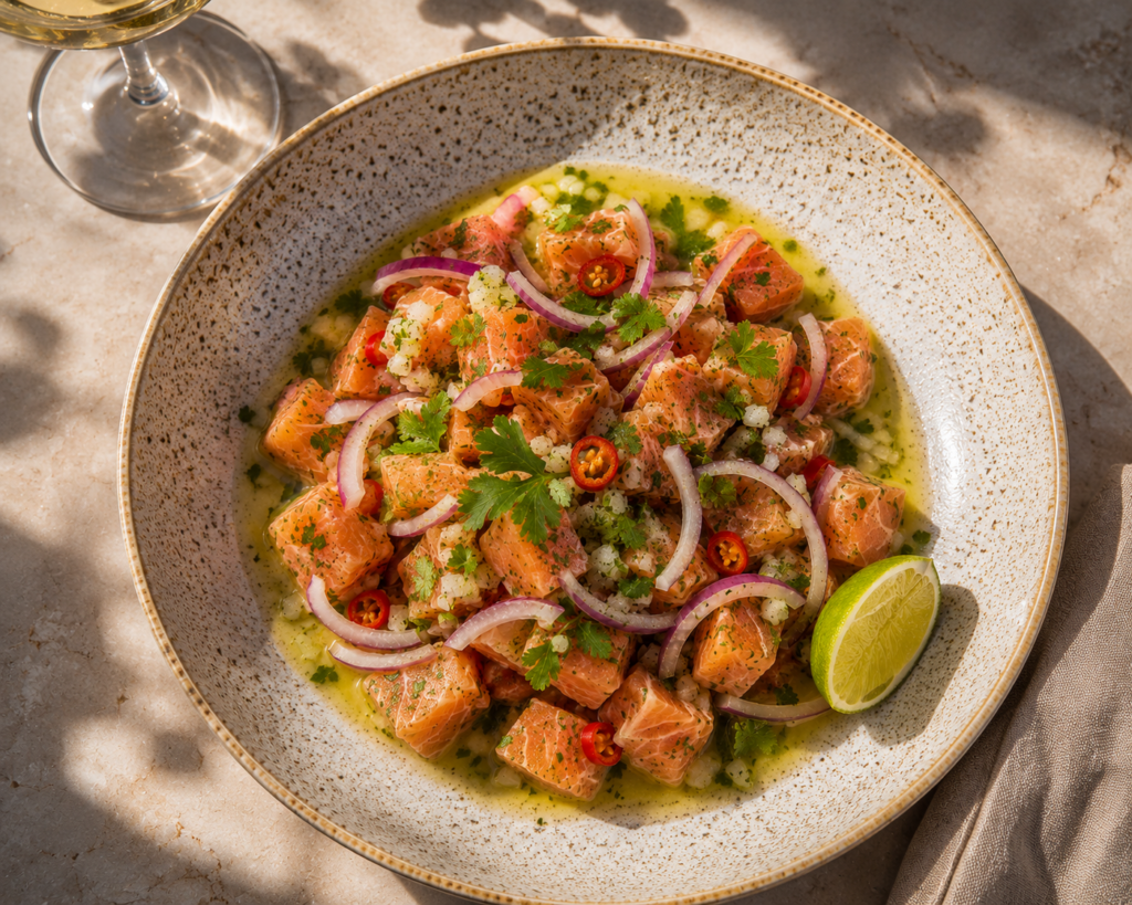 Assiette de ceviche